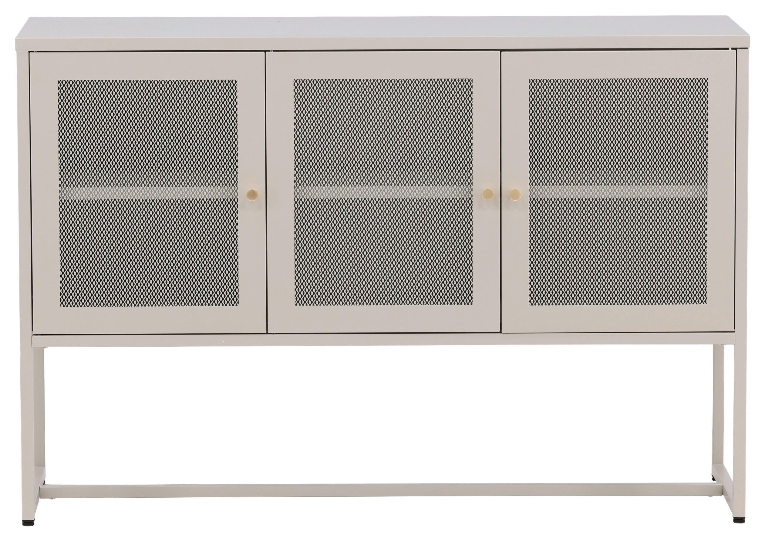 SIDEBOARD  in 120/80/40 cm  - Beige, Design, Metall (120/80/40cm) - Livetastic