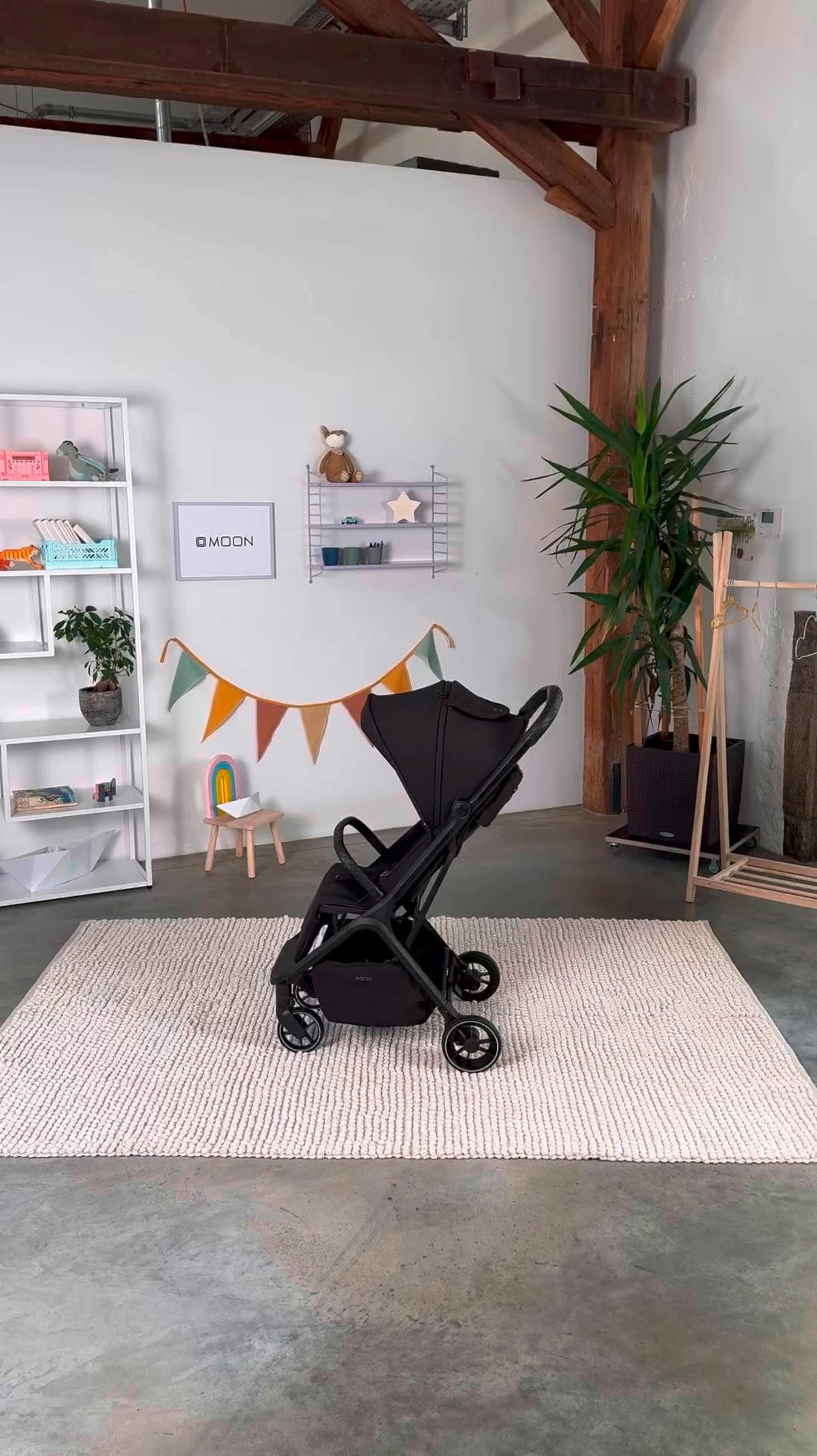 BUGGY K25  - Schwarz, Basics (80/50/103cm) - Moon
