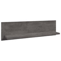POLIȚĂ DE PERETE in 95/26/17,5 cm gri  - gri, Trend, material pe bază de lemn (95/26/17,5cm) - Ti'me