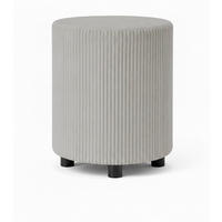 POUF Grau Textil  - Grau, Design, Textil (38/46/38cm) - MID.YOU