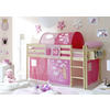 HOCHBETT 90/200 cm  - Pink/Naturfarben, Natur, Holz (90/200cm) - MID.YOU