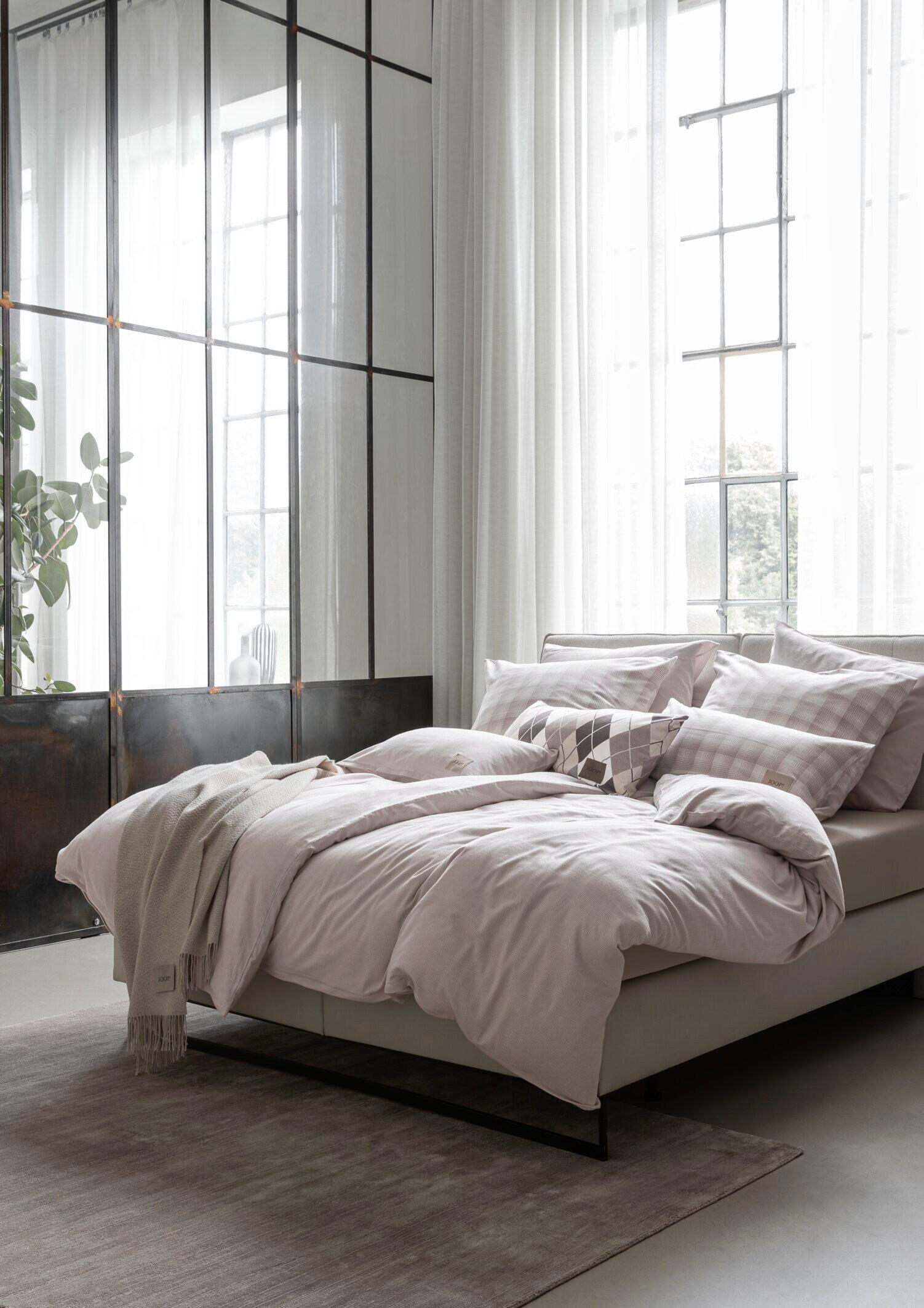 BETTWÄSCHE Soft Flanell 200/200 cm  - Creme, KONVENTIONELL, Textil (200/200cm) - Joop!