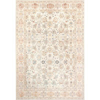 VINTAGE-TEPPICH 130/190 cm LIVING JANE, waschbar Hellrosa, Perlmutt, Pastellblau rechteckig  - Pastellblau/Hellrosa, Design, Kunststoff/Textil (130/190cm) - Lindorug