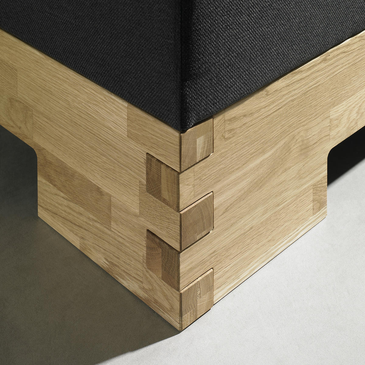 BOXSPRINGBETT 180/200 cm  in Braun, Eichefarben  - Eichefarben/Braun, Design, Holz/Textil (180/200cm) - Linea Natura