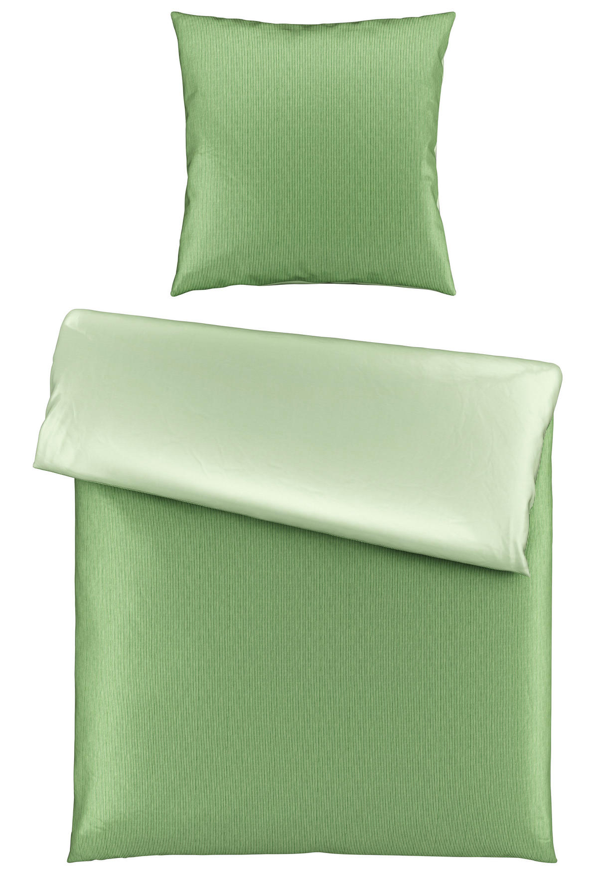 OBOUSTRANNÉ POVLEČENÍ, satén, světle zelená, 155/220 cm - světle zelená, Basics, textil (155/220cm) - Bio:Vio