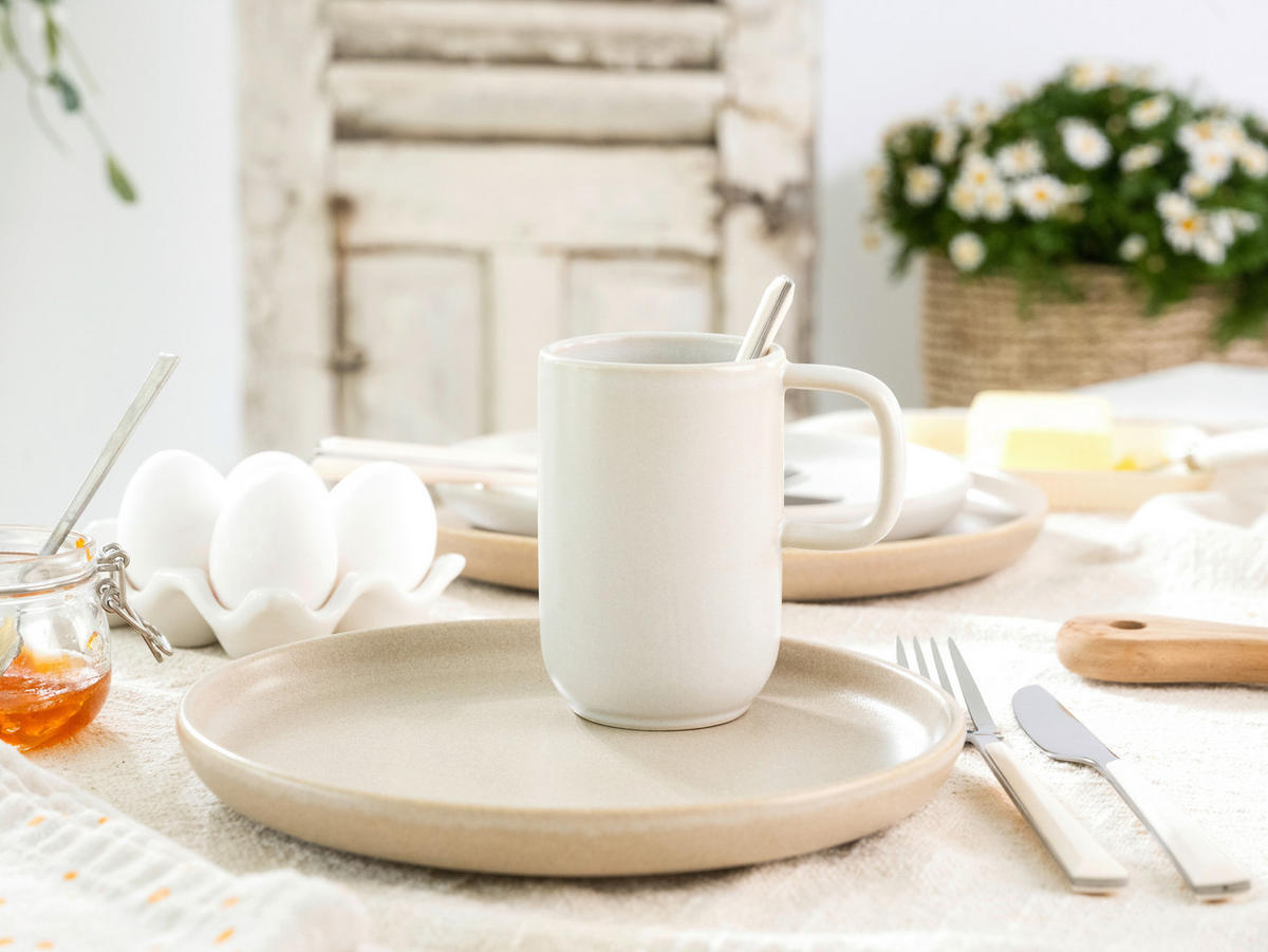 KOMBISERVICE Uno Toscana 16-teilig  - Beige/Creme, Basics, Keramik - Creatable