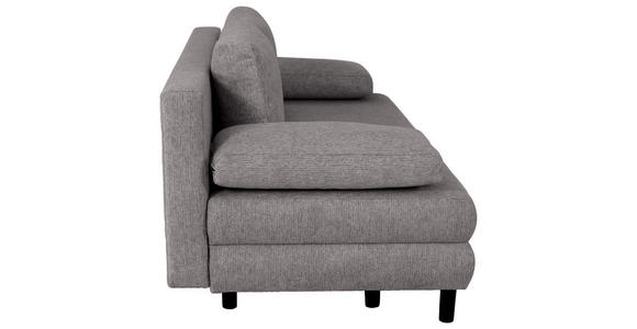 SCHLAFSOFA Lia in Webstoff Anthrazit  - Anthrazit/Schwarz, Design, Textil/Metall (197/84/92,5cm) - Hom`in