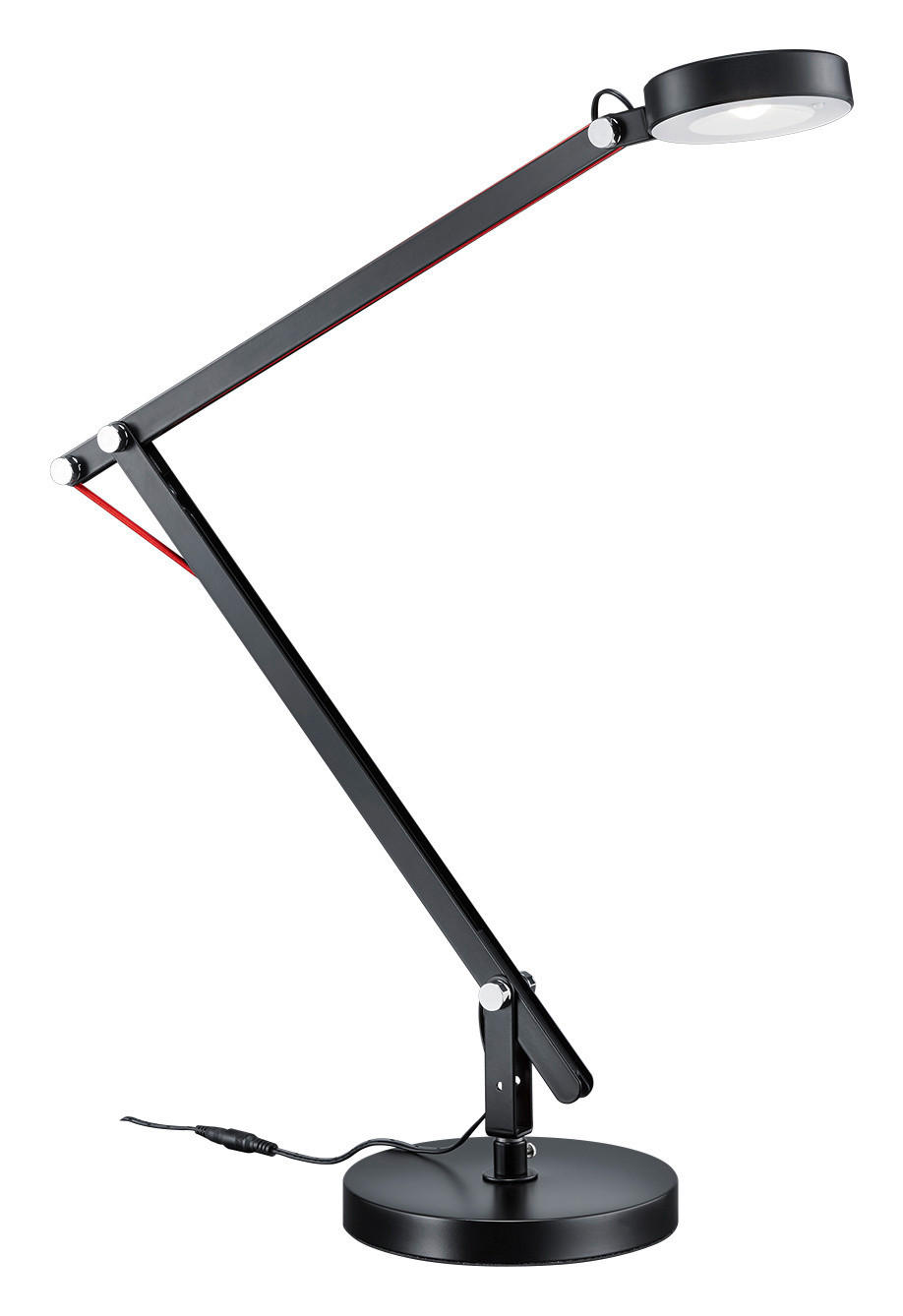 SCHREIBTISCHLEUCHTE Amsterdam   - Schwarz, Design, Metall (18cm) - Trio Leuchten