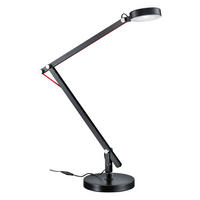 SCHREIBTISCHLEUCHTE Amsterdam   - Schwarz, Design, Metall (18cm) - Trio Leuchten