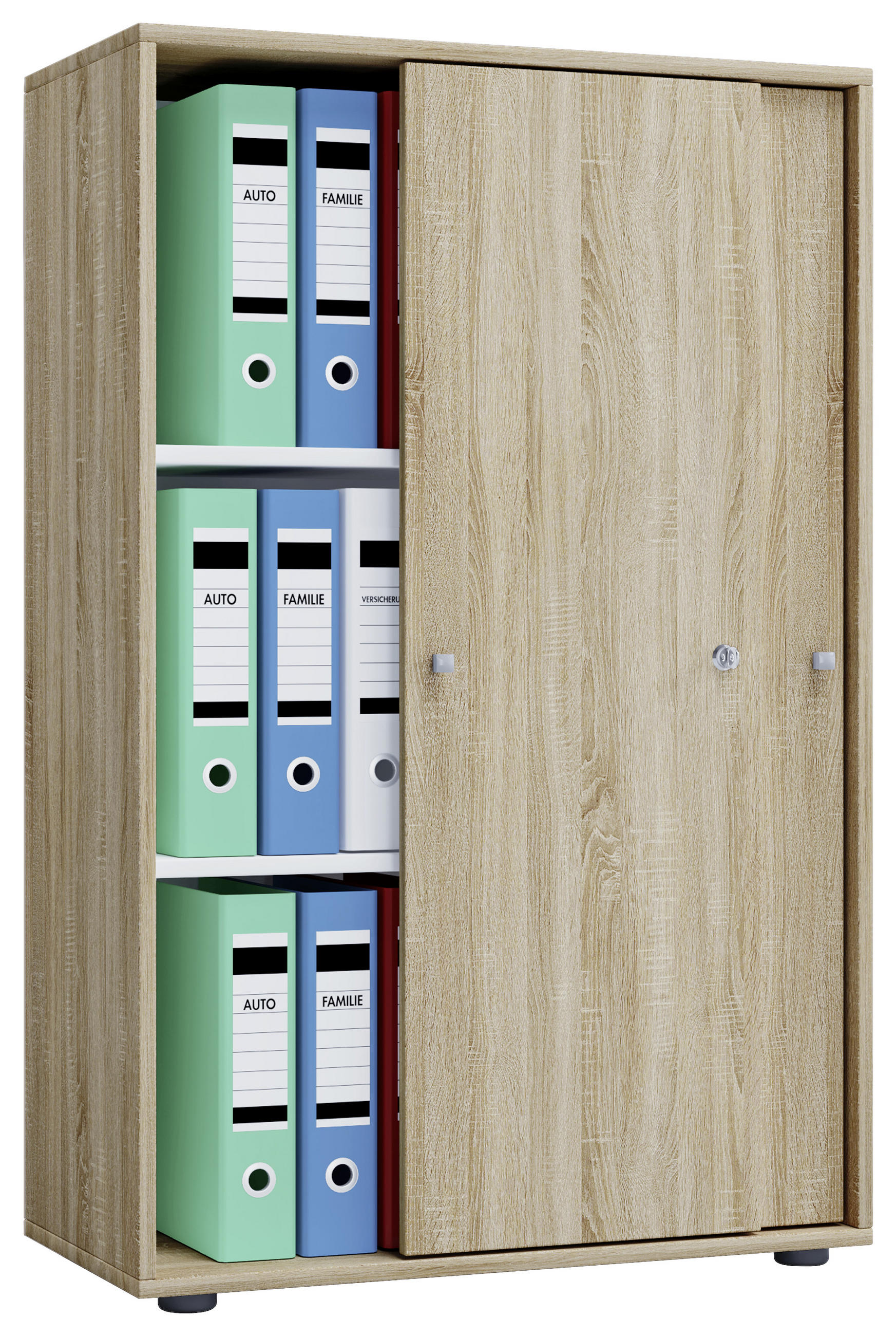 AKTENSCHRANK 70/111/40 cm - Sonoma Eiche, Basics, Holzwerkstoff (70/111/40cm) - MID.YOU