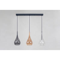 LUSTER       - prozirna/svetlosiva, Trendi, staklo/metal (78/120cm)