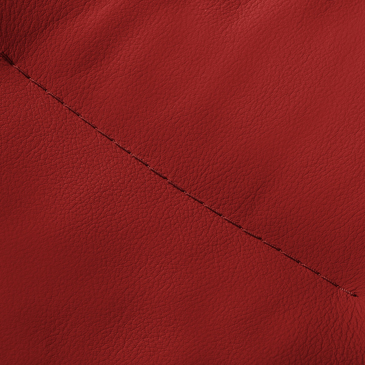 SESSELSET Echtleder Hocker    - Rot/Schwarz, Design, Leder/Metall (67/87/74cm) - Livetastic