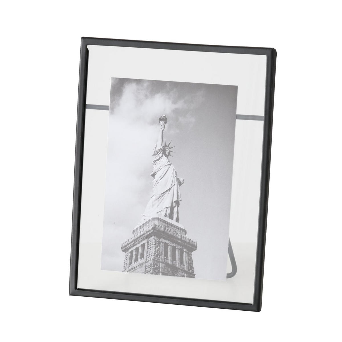 BILDERRAHMEN 15/6,5/19,5 cm  - Schwarz, Basics, Glas/Metall (15/6,5/19,5cm)