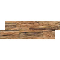 WANDVERKLEIDUNG - Braun, Basics, Holz (55.5/18/2cm)