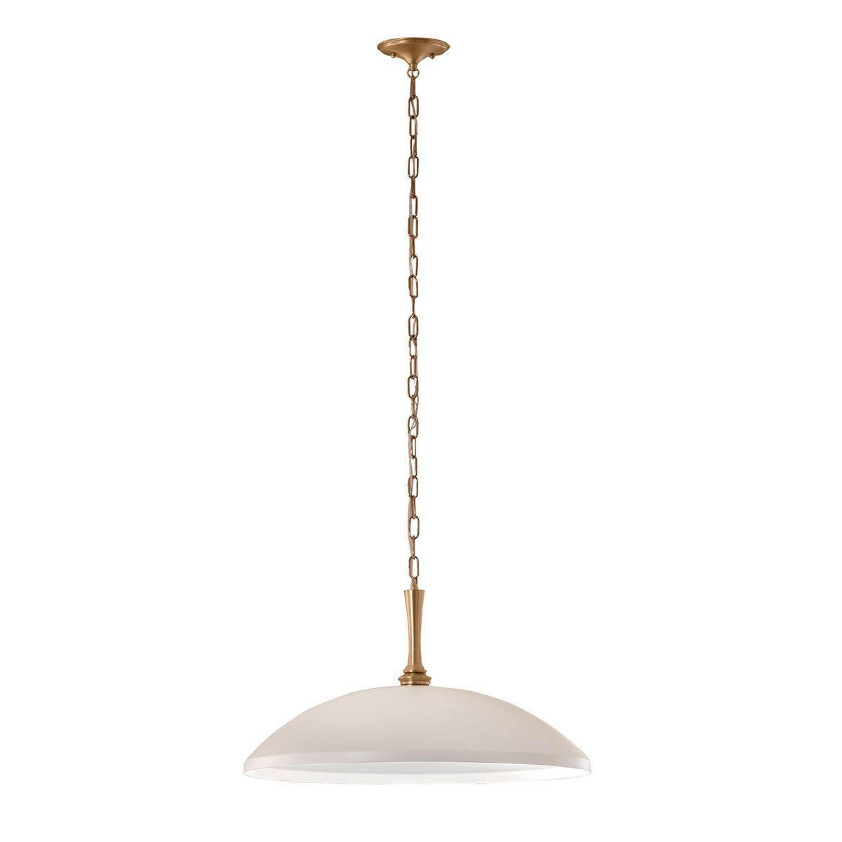 HÄNGELEUCHTE    - Weiss/Champagner, Konventionell, Metall (225,9/33/50,8cm) - Elstead Lighting