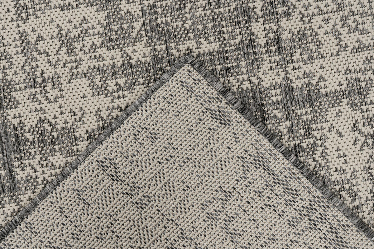 FLACHWEBETEPPICH 160/230 cm Silberfarben rechteckig  - Silberfarben, Basics, Textil (160/230cm) - Kayoom