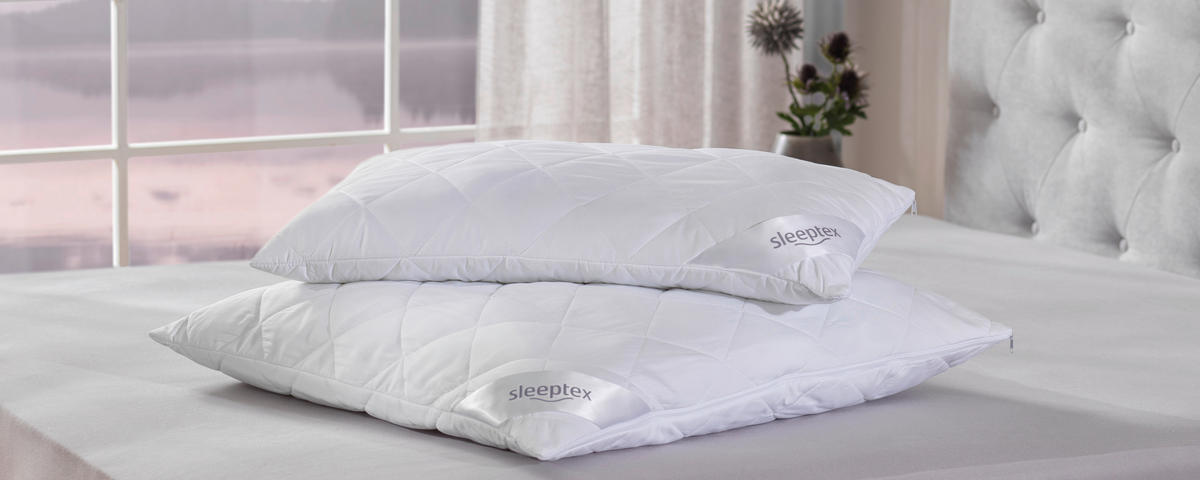KOPFKISSEN  Oviedo  40/80 cm       - Weiß, Basics, Textil (40/80cm) - Sleeptex