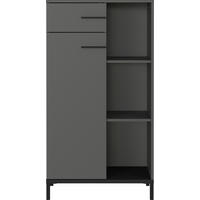AKTENSCHRANK Graphitfarben  - Graphitfarben, Design, Holzwerkstoff (64/120/34cm) - Germania