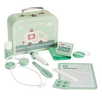 SPIELKOFFER - Weiss/Multicolor, Basics, Holz/Papier (22/9cm) - My Baby Lou