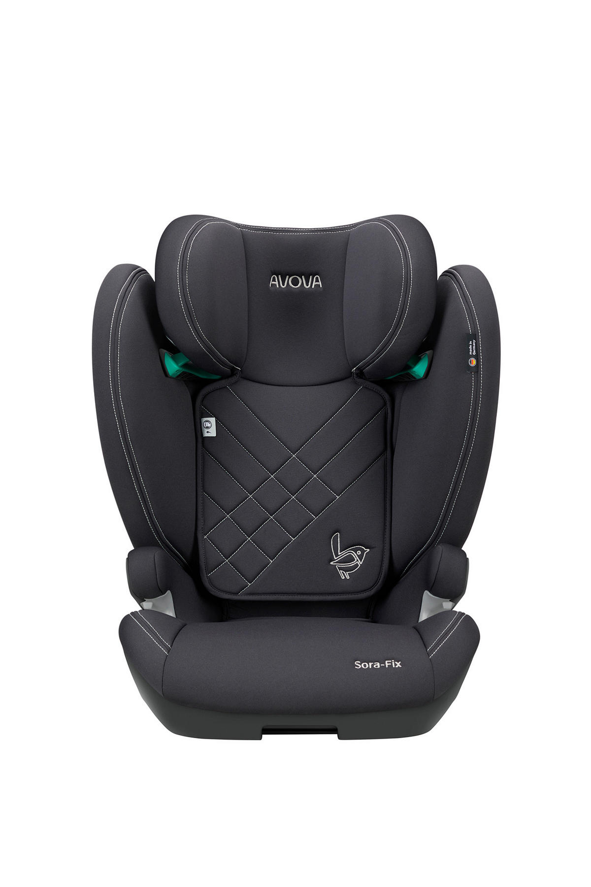 KINDERAUTOSITZ Sora Fix  - Dunkelgrau, Basics, Kunststoff/Textil (52/41,5/63 - 83cm) - AVOVA