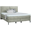 BOXSPRINGBETT 160/200 cm  in Beige  - Beige/Schwarz, Konventionell, Textil/Metall (160/200cm) - Dieter Knoll