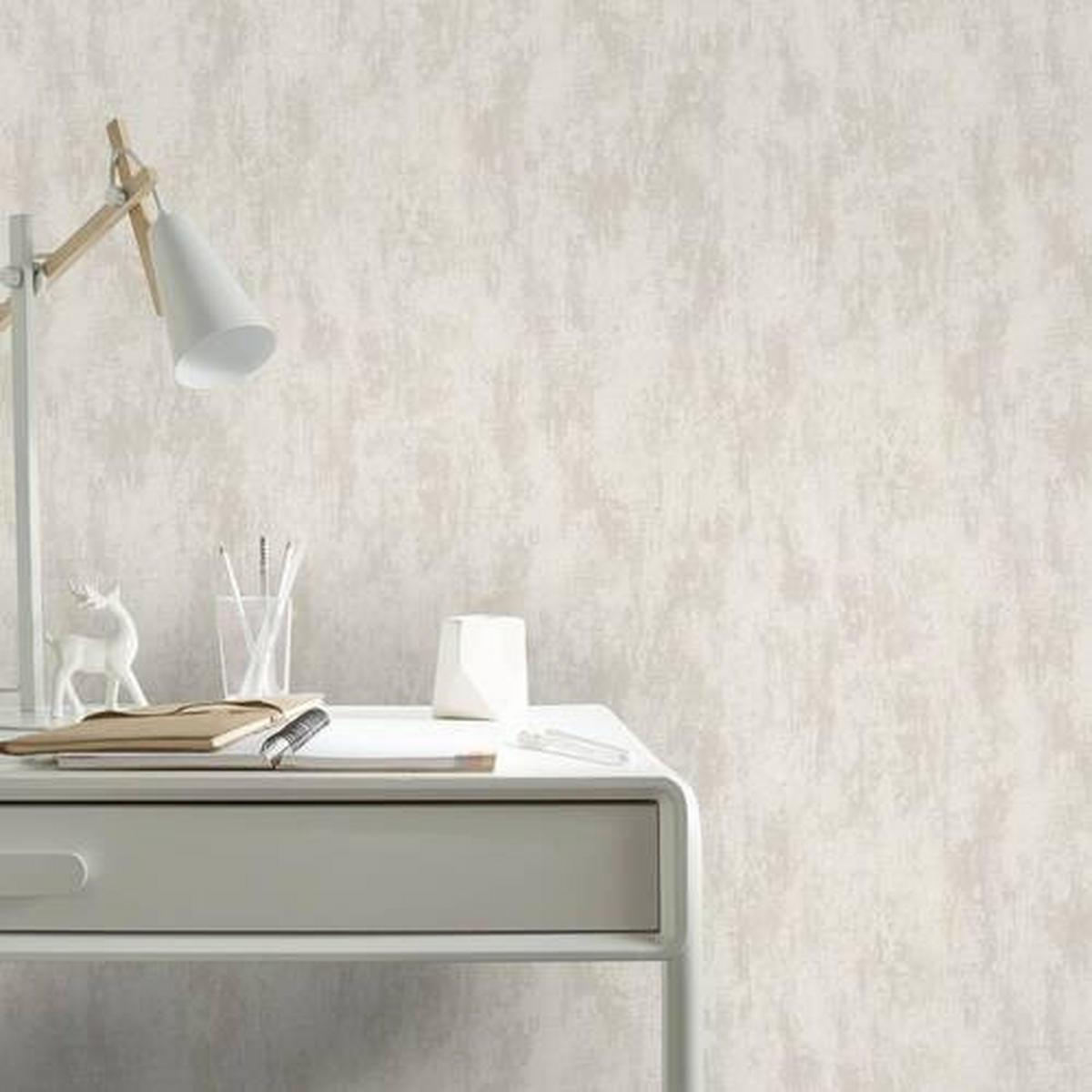 NON WOVEN-TAPET 52/1000 cm  - grå, Basics, papper/plast (52/1000cm)