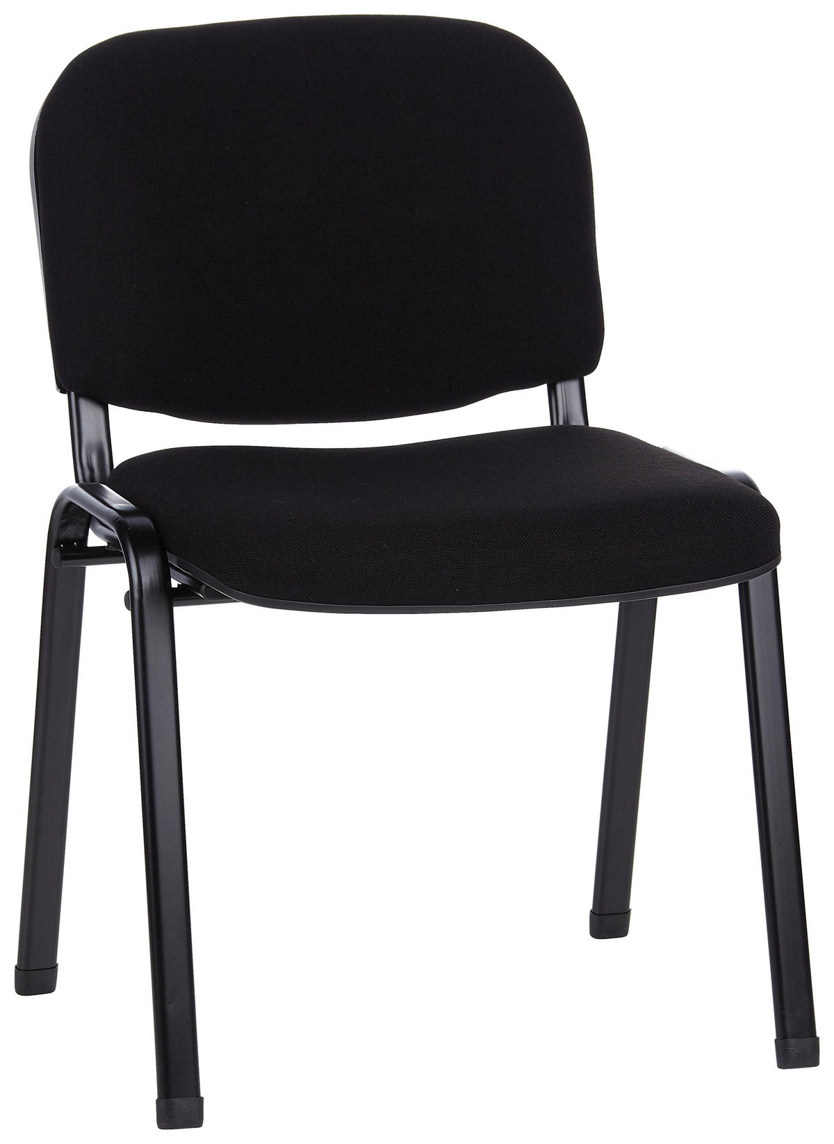 SADA KONFERENČNÍCH ŽIDLÍ 4 ks - černá, Basics, kov/textil (58/84/48cm) - MID.YOU