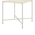 BEISTELLTISCH 40/40/40 cm Creme quadratisch  - Creme, Trend, Stein/Metall (40/40/40cm) - Landscape