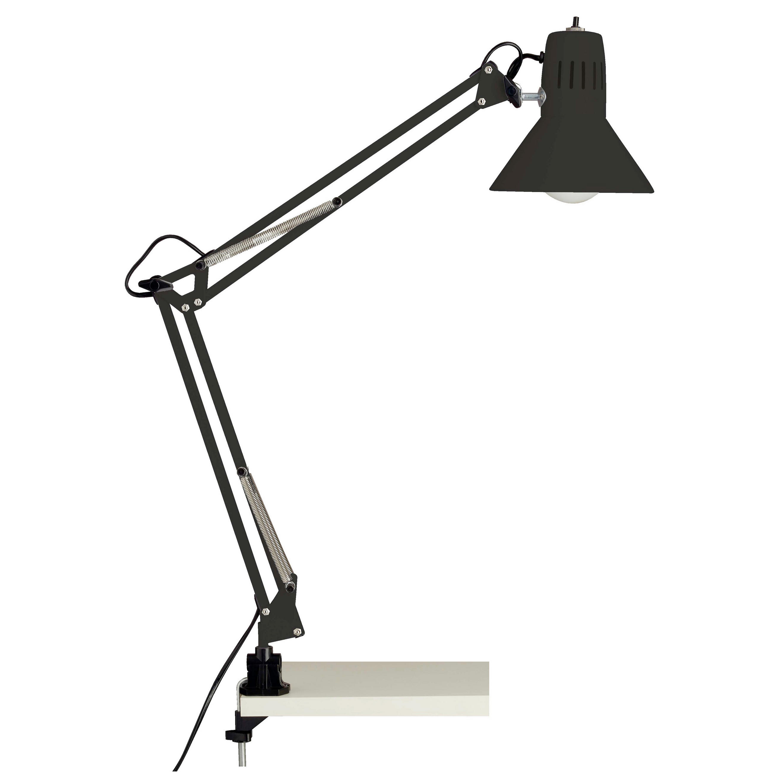 KLEMMLEUCHTE Hobby 17/17/70 cm  - Schwarz, KONVENTIONELL, Metall (17/17/70cm) - Brilliant