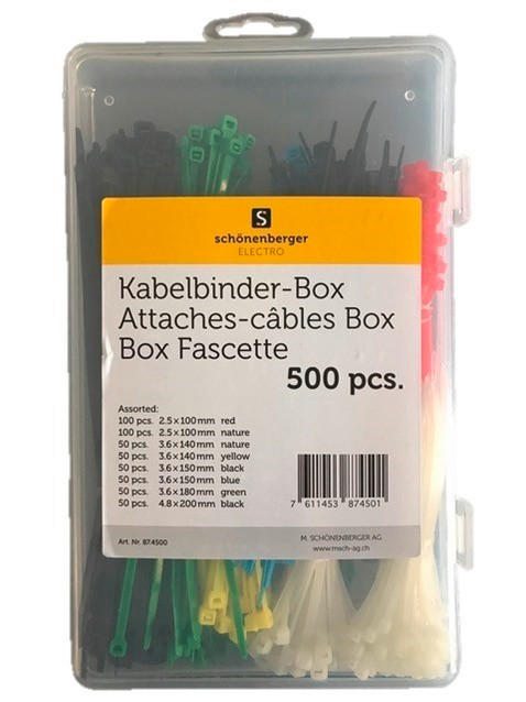 ATTACHE-CÂBLE - Multicolor, Basics (25/3,5/15.5cm) - Eglo