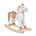 SCHAUKELPFERD  - Hellbraun/Weiß, Basics, Holz/Textil (74/30/64cm) - My Baby Lou