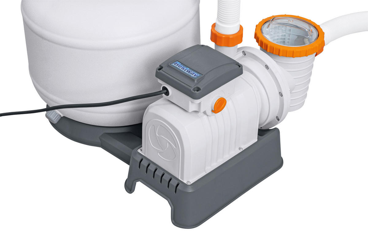PÍSKOVÉ FILTRAČNÍ ČERPADLO 71/48,5/75 cm - šedá/oranžová, Konvenční, kov/plast (71/48,5/75cm) - Bestway