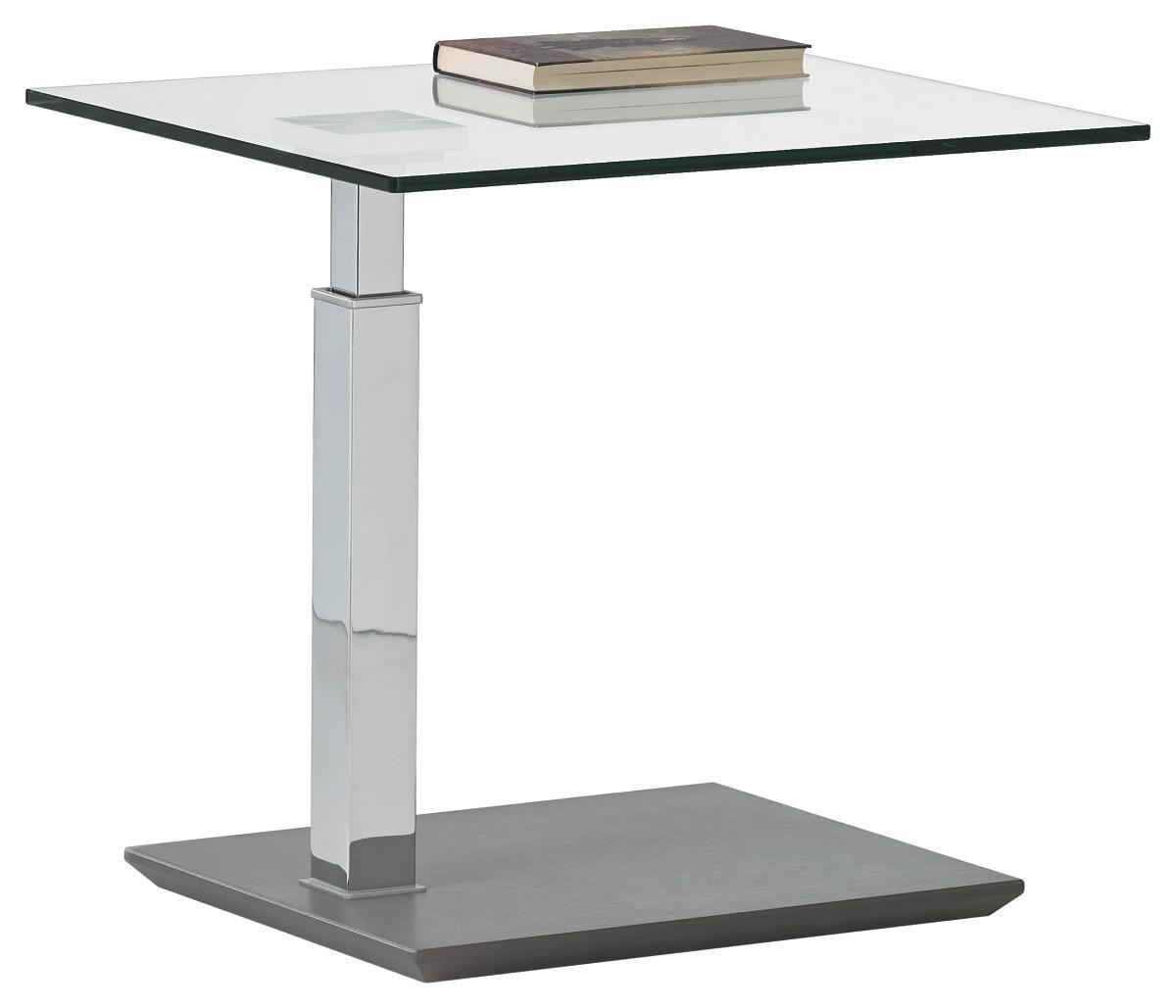 COUCHTISCH ESG 55/47/47-63 cm rechteckig  - Design, Glas/Holzwerkstoff (55/47/47-63cm)