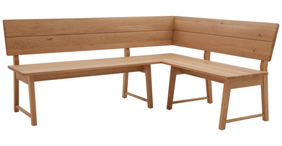 ECKBANK 250/160 cm  in Eichefarben  - Eichefarben, KONVENTIONELL, Holz (250/160cm) - Valnatura