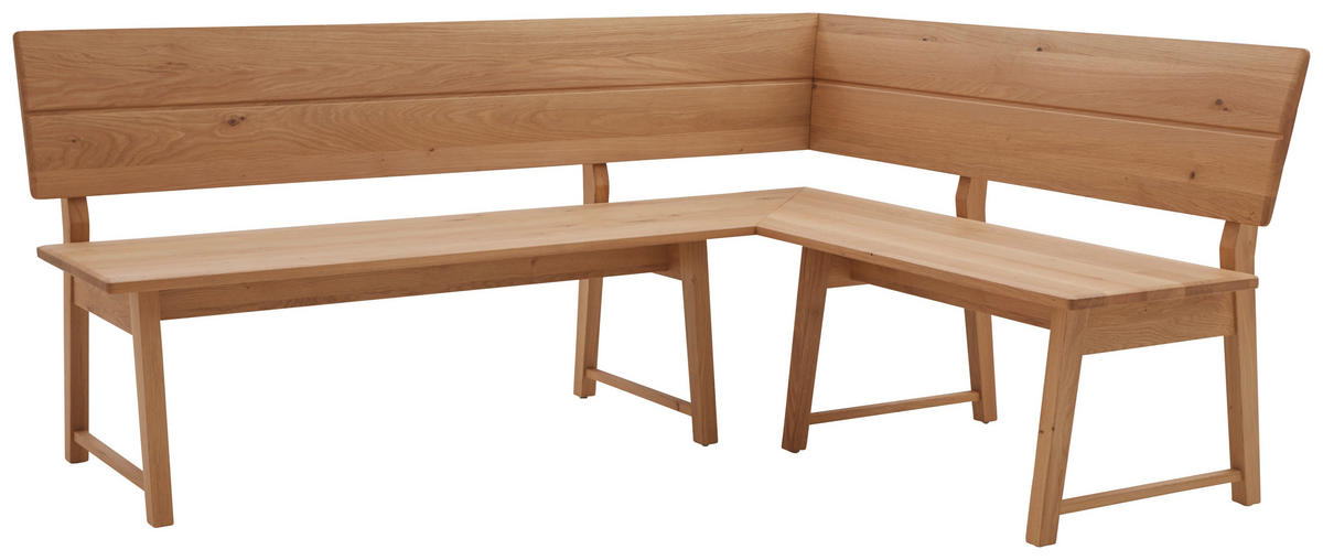 ECKBANK 210/160 cm  in Eichefarben  - Eichefarben, KONVENTIONELL, Holz (210/160cm) - Valnatura