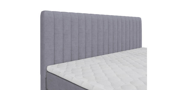 BOXBETT 180/200 cm  in Grau  - Schwarz/Grau, KONVENTIONELL, Holz/Textil (180/200cm) - Carryhome