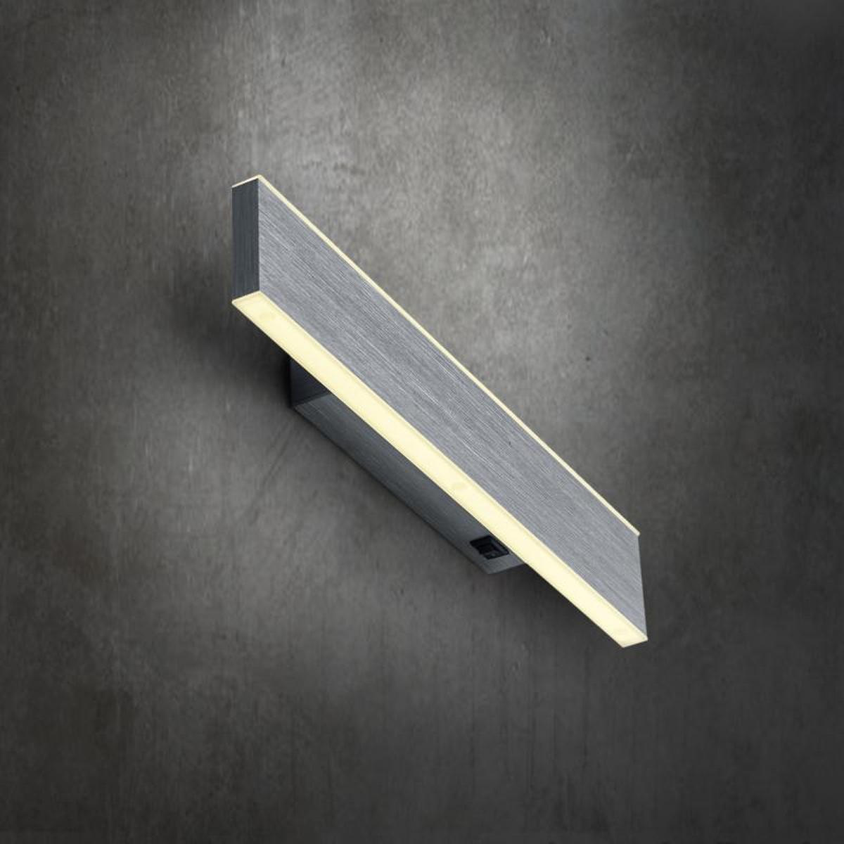 LED-WANDLEUCHTE Delta   - Anthrazit, Design, Metall (30/3,4/5,3cm) - Hell