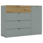 SIDEBOARD  in 136/99/41 cm  - Schwarz/Eiche Artisan, MODERN, Holzwerkstoff/Metall (136/99/41cm) - Voleo