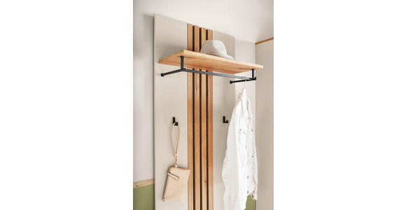 GARDEROBENPANEEL in 60/151/30 cm - Kaschmir/Eichefarben, Basics, Holzwerkstoff (60/151/30cm) - Xora