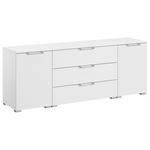 SIDEBOARD  in 160/61/42 cm  - Silberfarben/Alufarben, Design, Holzwerkstoff/Kunststoff (160/61/42cm) - Novel