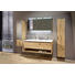 Hochschrank - Eichefarben/Grau, Design, Glas/Holz (32/160/35cm) - Voglauer Hochschrank - Eichefarben/Grau, Design, Glas/Holz (32/160/35cm) - Voglauer