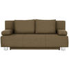 SCHLAFSOFA in Webstoff Hellgrün  - Chromfarben/Hellgrün, Design, Textil/Metall (197/88/89cm) - Xora