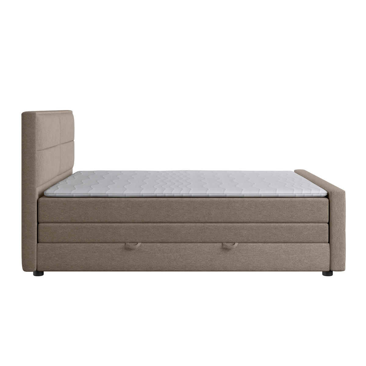 BOXSPRINGBETT 180/200 cm  in Beige  - Beige, Modern, Holz/Holzwerkstoff (180/200cm) - MID.YOU