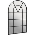 WANDSPIEGEL 60/100/3,5 cm    in Freiform  - Schwarz, Trend, Glas/Metall (60/100/3,5cm) - Xora