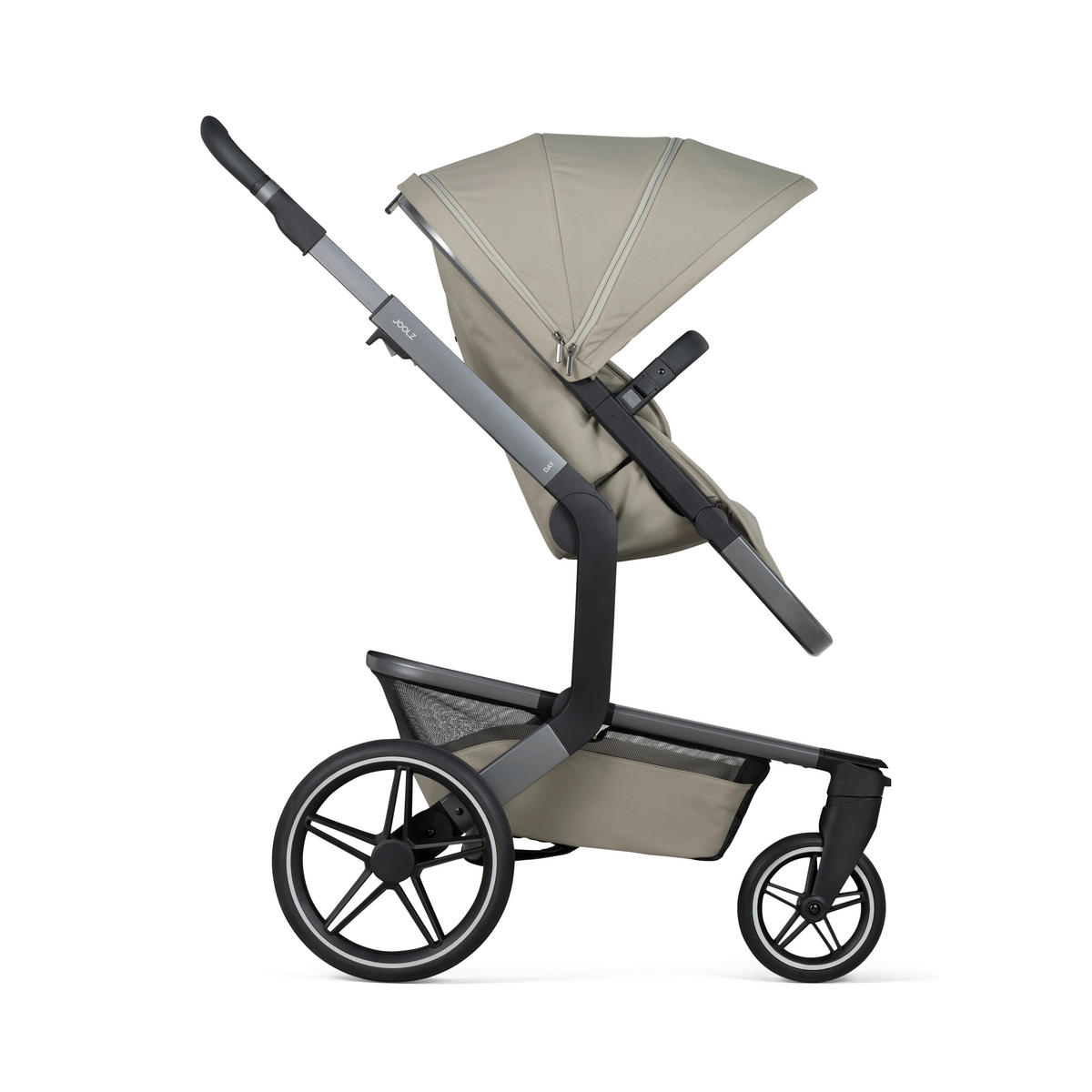 KINDERWAGEN Day 5  - Grau/Grün, Basics, Textil/Metall (94/60/113cm) - Joolz