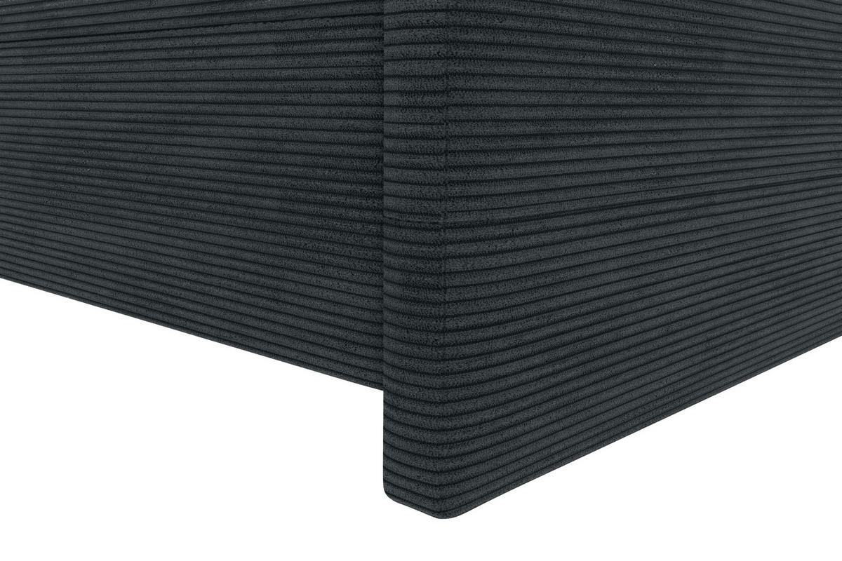 BOXSPRINGBETT 180/200 cm  in Anthrazit  - Anthrazit/Schwarz, Konventionell, Textil/Metall (180/200cm) - Carryhome
