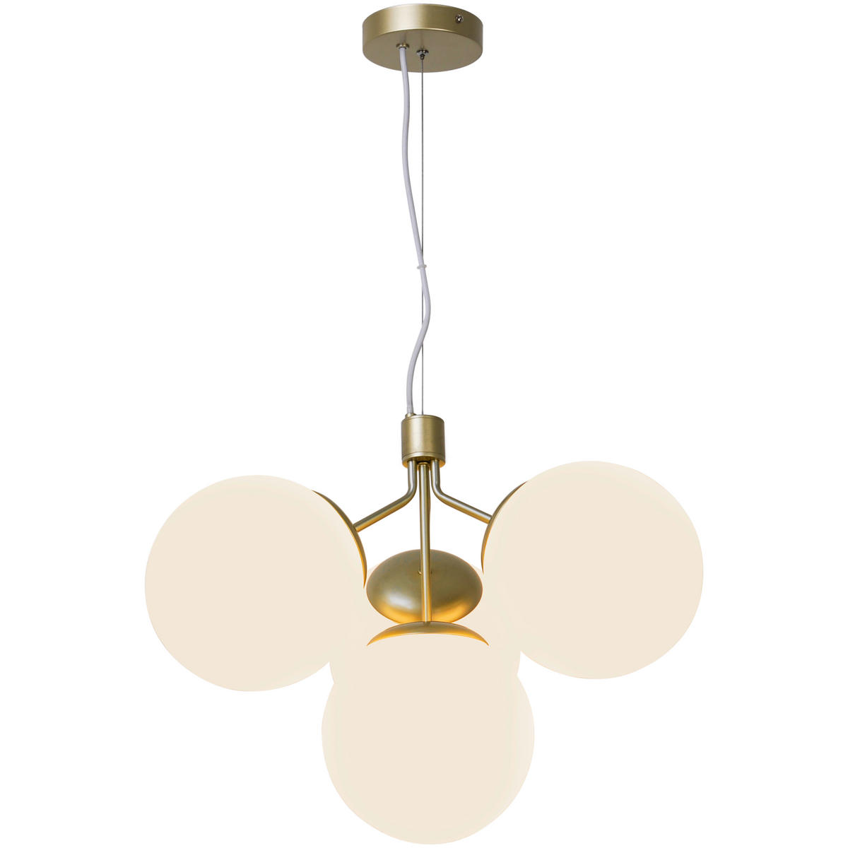 HÄNGELEUCHTE IVONA 41/54 cm   - Messingfarben, KONVENTIONELL, Glas/Metall (41/54cm) - Nordlux