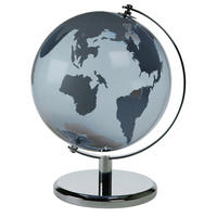 GLOBUS - Grau, Basics, Glas/Metall (21/29/22cm) - Ambia Home