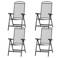 GARTENGARNITUR 4-teilig  - Anthrazit, Basics, Metall (65/103/60cm) - Siena Garden