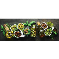 GLASBILD Gewürze  - Multicolor, KONVENTIONELL, Glas (30/80/1,40cm) - Euroart